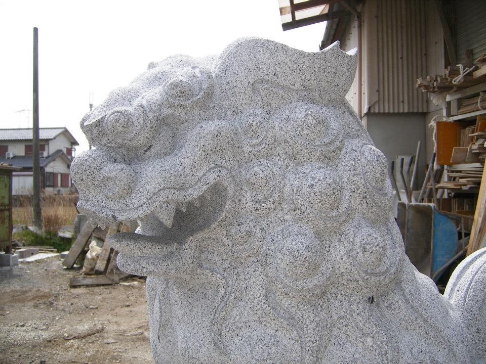 「岡崎型狛犬　彦根市久留美神社に奉納！！」