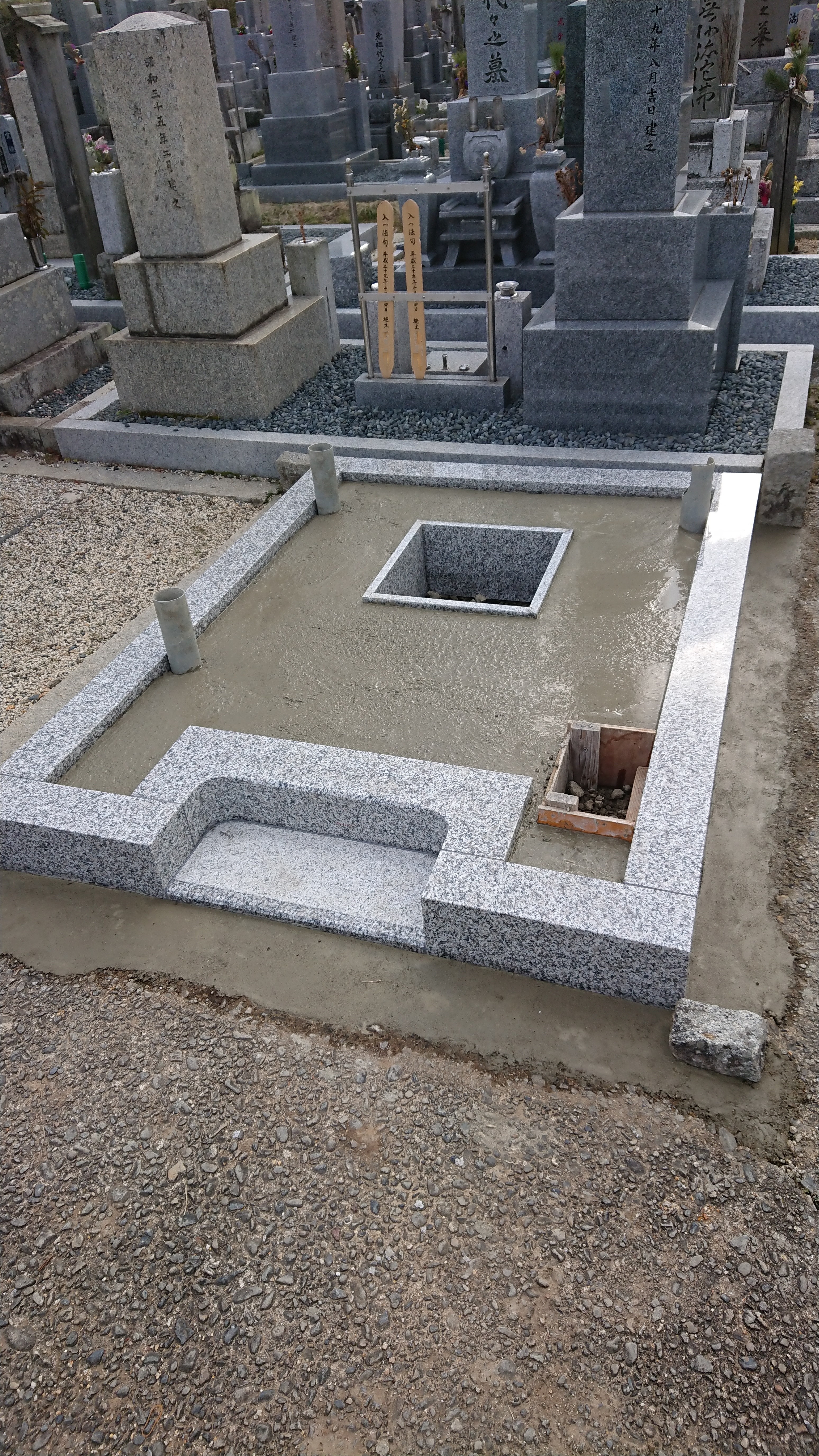 「お彼岸です！滋賀県近江八幡市安土町の淨厳院でお墓建て　3！！」