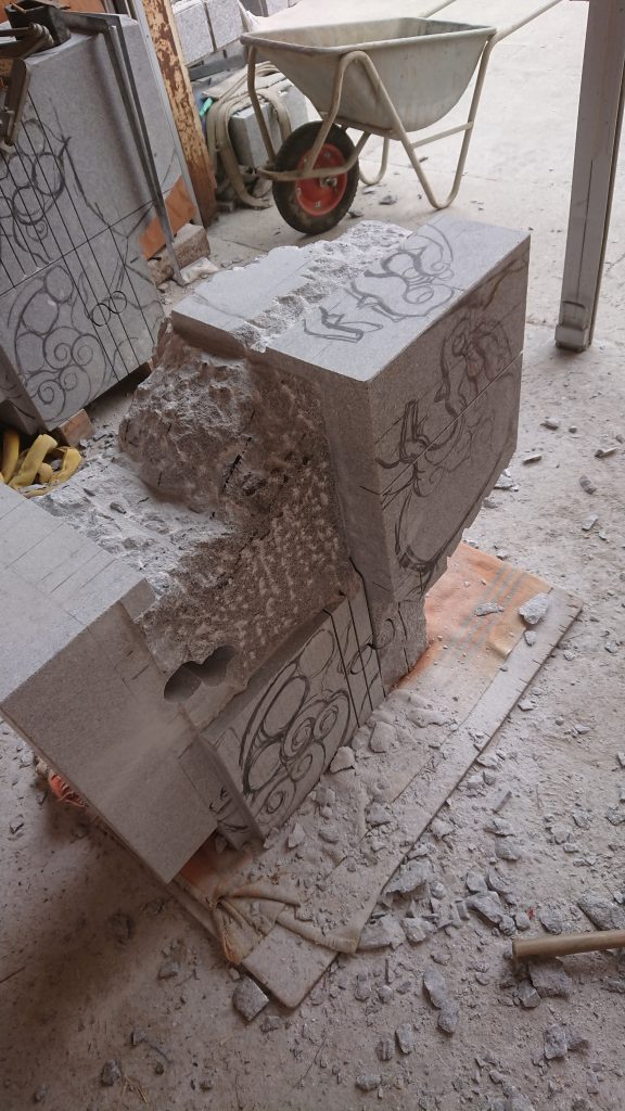 「岡崎型狛犬　彦根市久留美神社に奉納！！　6　　ハイカラ、荒バツリ動画編　　」