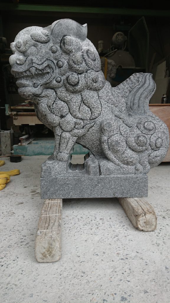 「岡崎型狛犬　彦根市久留美神社に奉納！！　　29　　仕上げ腹丸め編動画付！！　」