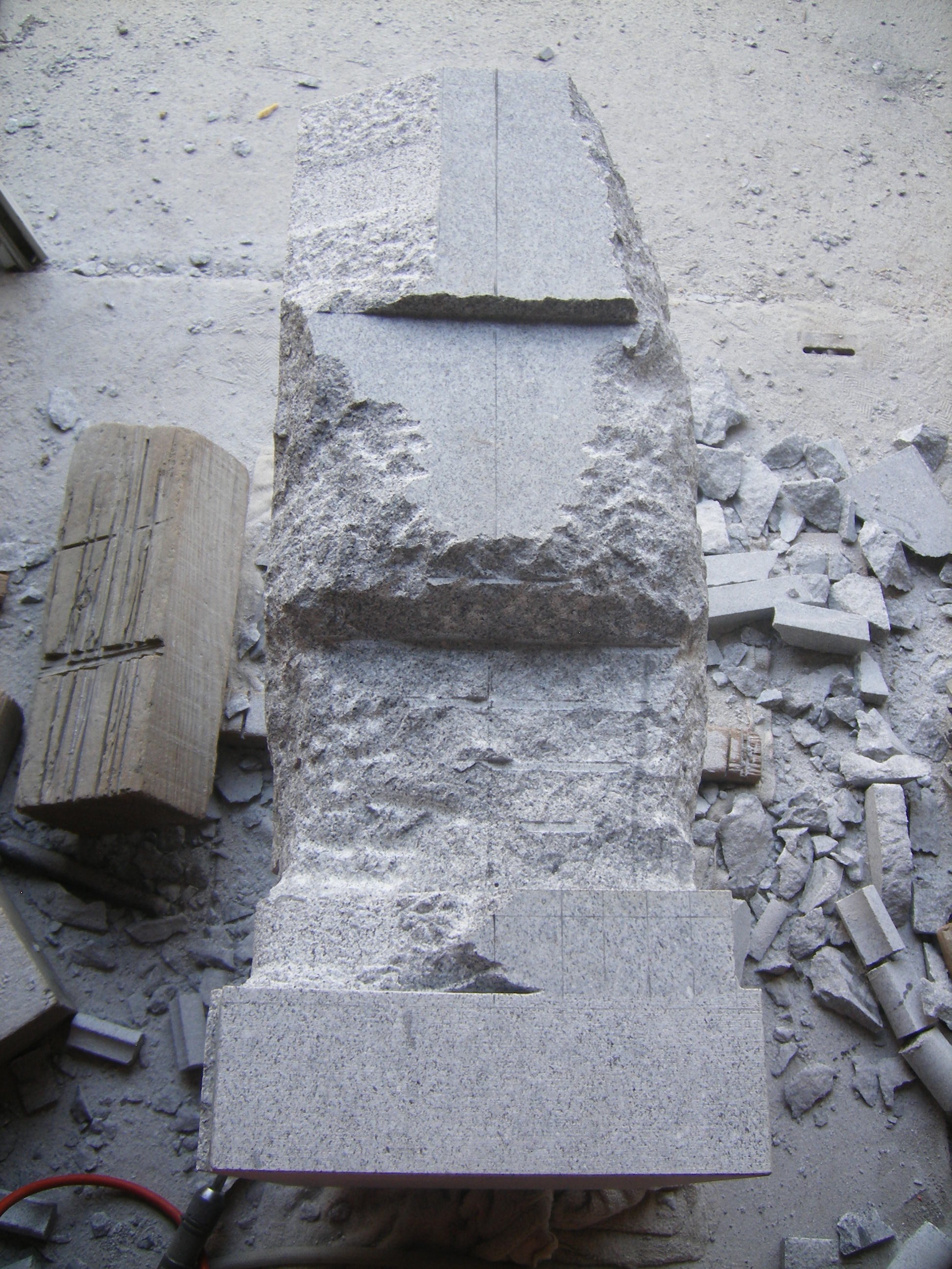 「やっと出来た2尺５寸古代型狛犬（展示用（涙））5　顔 編 ！！」