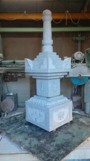 「宝篋印塔・日本石材工業新聞社が宝篋印塔の取材に来ちゃいました　!!　　滋賀県石材組合連合会40周年記念　32　」