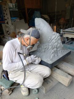 「お彼岸前なんで、昔の兼子石材店は？！」