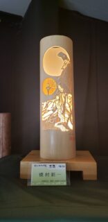 「竹灯籠を作られている方とお会いしました！」