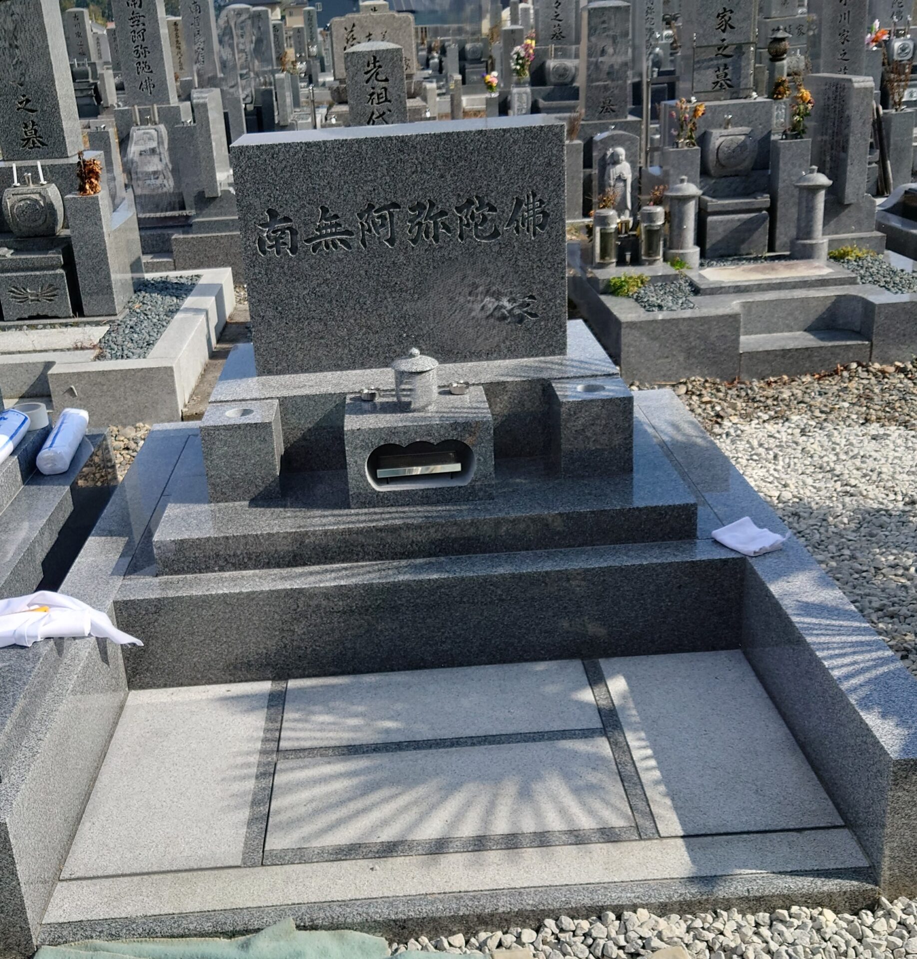 「墓石のお客様と彫刻のお客様の所に行って来ました！」