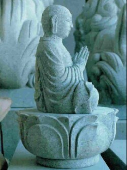 合掌地蔵 修業時代の作です。