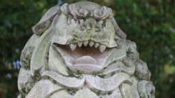 狛犬 近江八幡市安土町常楽寺 沙沙貴神社 表参道