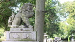 狛犬 近江八幡市安土町常楽寺 沙沙貴神社 表参道