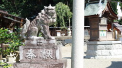 狛犬 近江八幡市安土町常楽寺 沙沙貴神社(境内)
